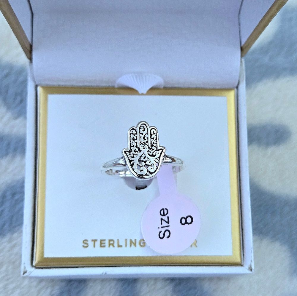 Annika Witt Sterling Silver🤍 Hamsa✋️ Ring💍 - NIB
